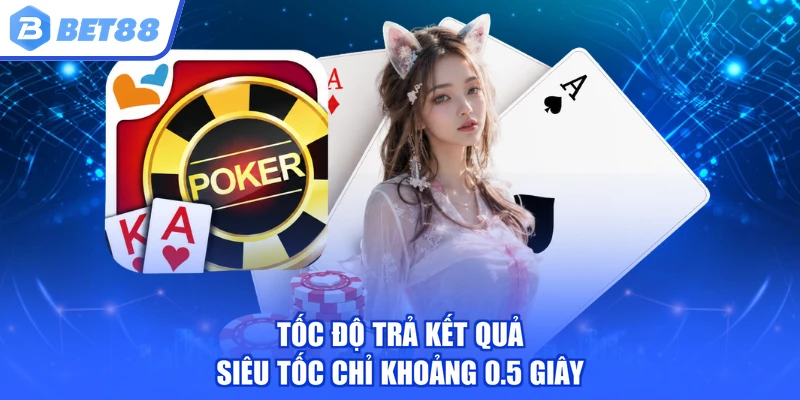 Tốc độ trả kết quả siêu tốc chỉ khoảng 0.5 giây